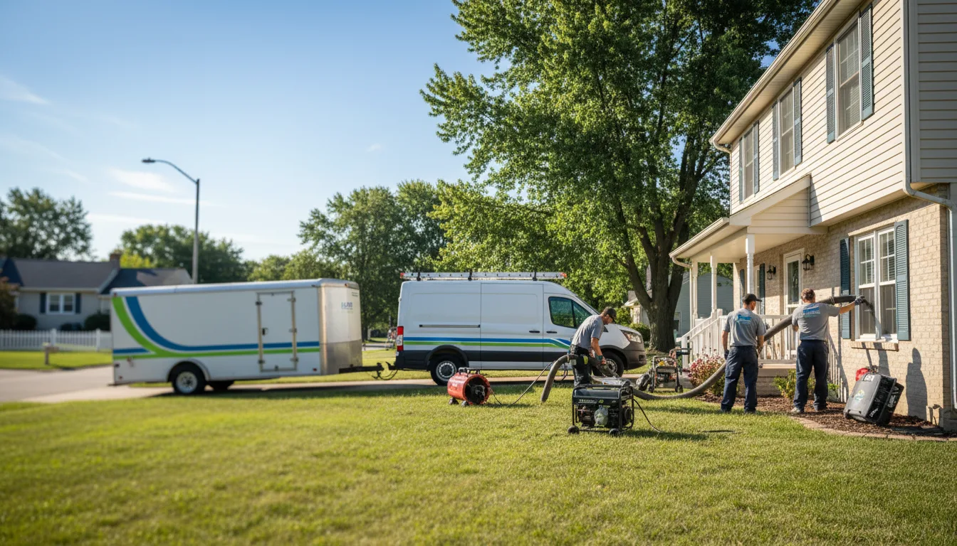 Flooded Basement Restoration And Cleanup With Repair in Garber, IA near me